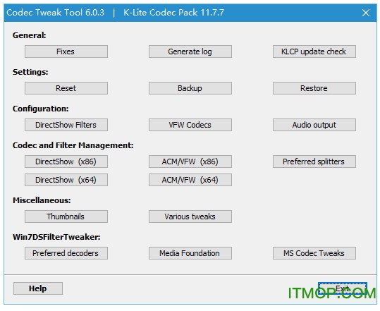 全能影音格式解码器(K-Lite Mega Codec Pack)v117.4.1 官方完整安装版