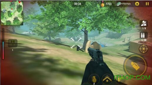 陆军突击队FPS射击游戏中文破解版v1.0.5 安卓无限金币徽章版