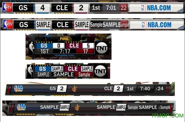 NBA2K18NBATV/TNT3记分牌补丁v1.0 绿色版