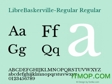 libre baskerville字体