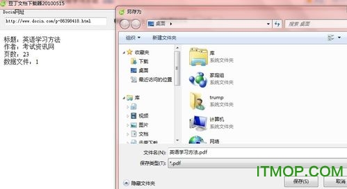 豆丁网文档免费下载器