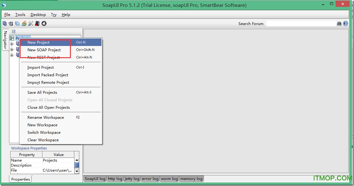 soapui5.2.1使用教程