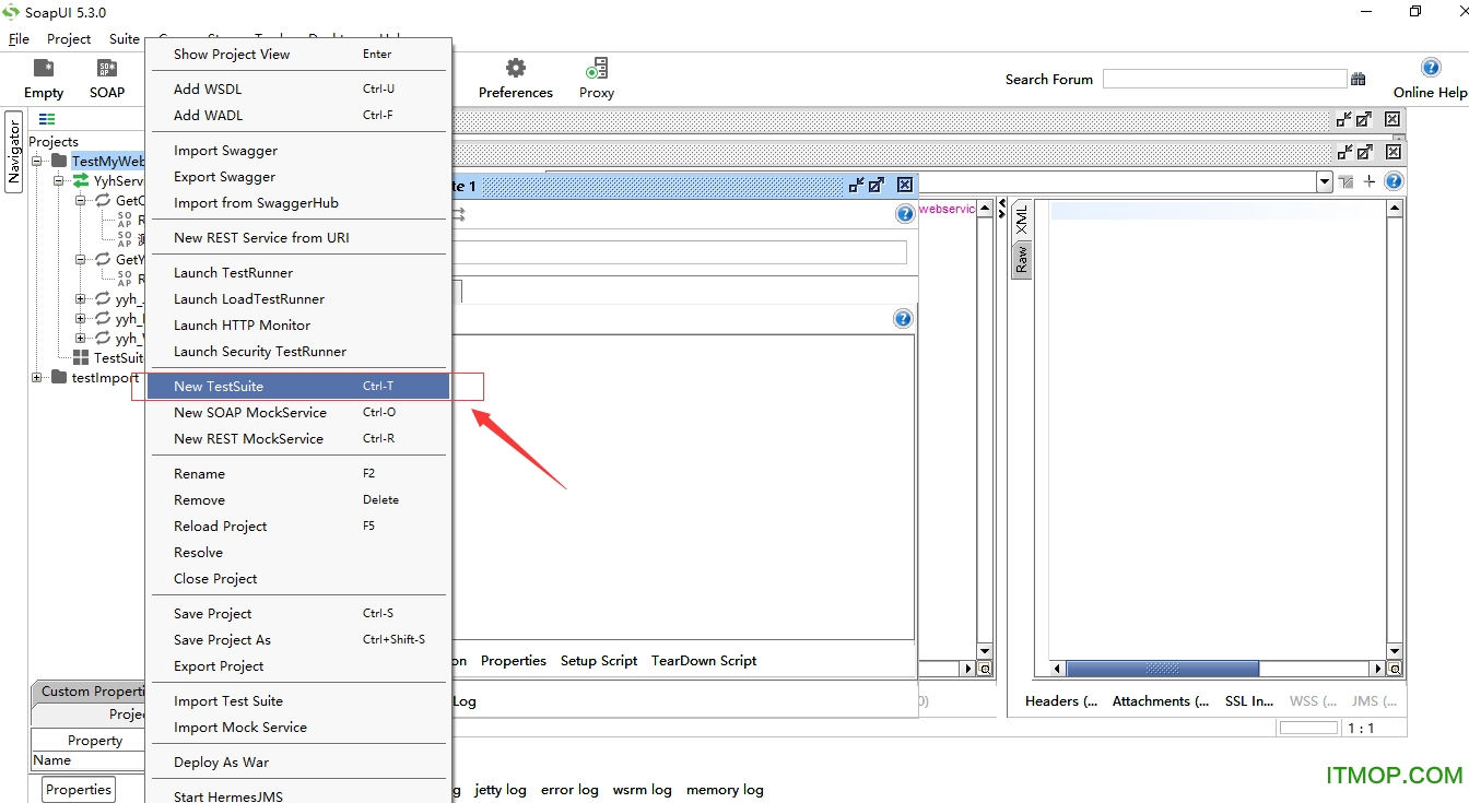 #####选择 New TestSuite