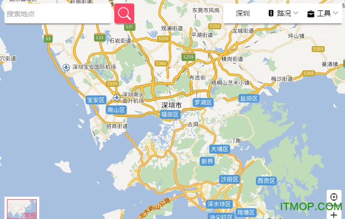 东莞深圳地图全图高清版官方版