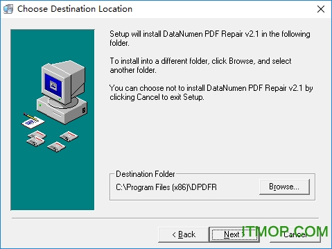 pdf格式恢复工具(DataNumen PDF Repair)v2.1 绿色注册版