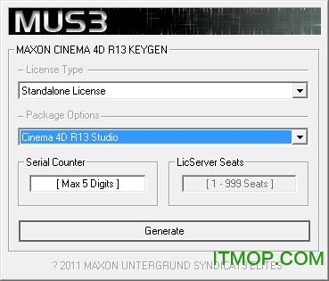 cinema 4d r13注册机免费版