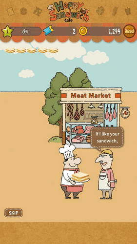 快乐的三明治咖啡店汉化版(Happy Sandwich Cafe)v1.1.4 中文安卓去广告版