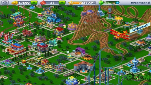 过山车大亨世界豪华版(RollerCoaster Tycoon)v1.10.14 中文破解安卓版