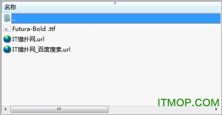 futura bold字体