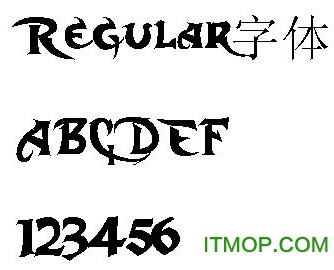 Regular.TTF字体免费版