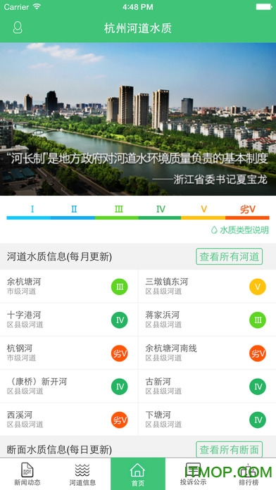 杭州河道水质app下载