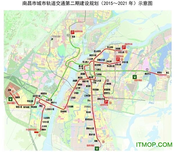 南昌轨道交通线路图最新版2017免费版