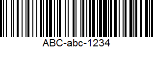 Code128条形码字体(带数字)v1.0 正式版