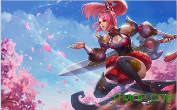 王者荣耀传说之刃花木兰壁纸1920x1080 7张高清版