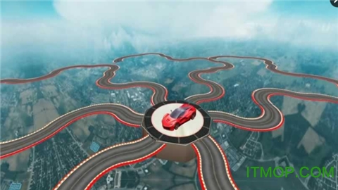 空中赛道驾驶游戏(impossible car driving)v1.2 安卓无限金币版