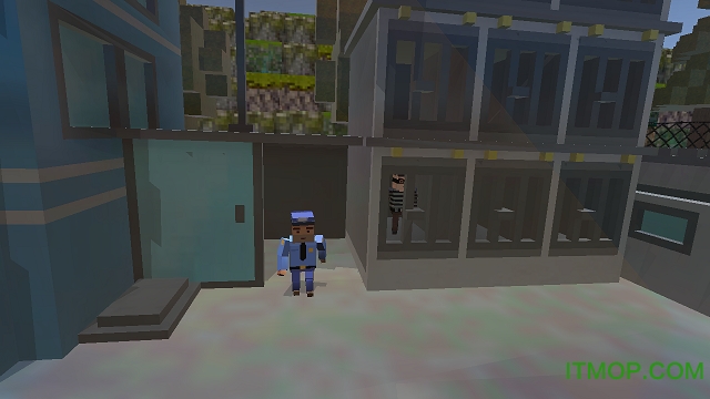 城市大追捕中文内购破解版(Mr. Blocky City Police Craft)v1.5 安卓无限金币版
