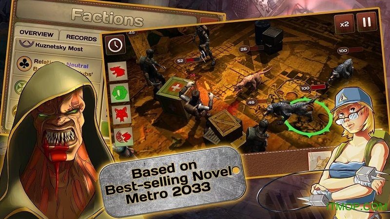 地铁2033战争汉化版(Metro 2033 Wars)v1.10 安卓重置直装版