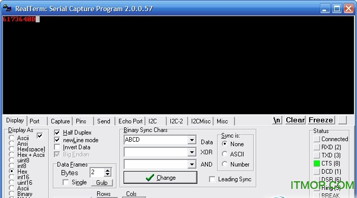 串口调试终端软件(RealTerm)v2.0.0.70 免费版