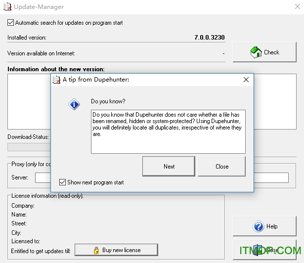 Dupehunter Professional(重复文件鉴别)v10.0.0.400 绿色版
