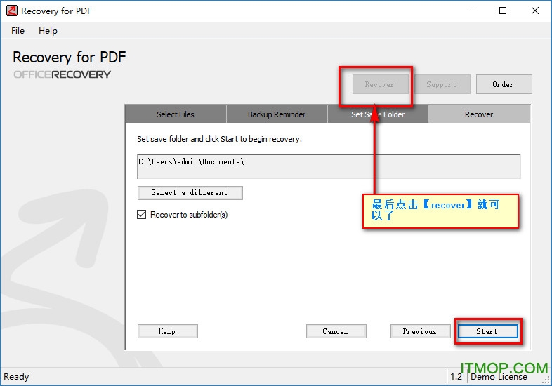 pdf修复工具(Recovery for PDF)