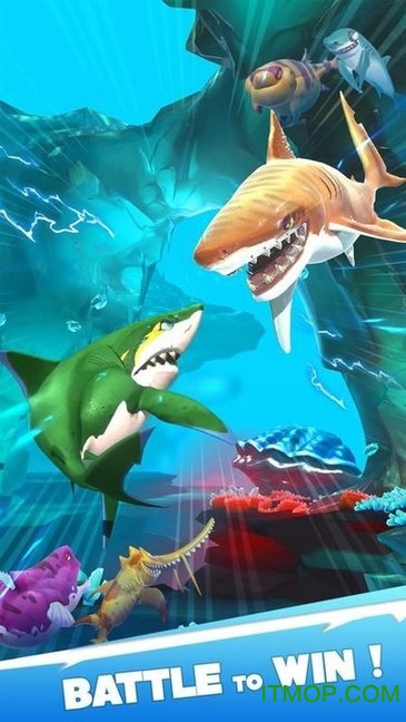 饥饿鲨鱼英雄无敌中文版(Hungry Shark Heroes)v3.4 安卓版
