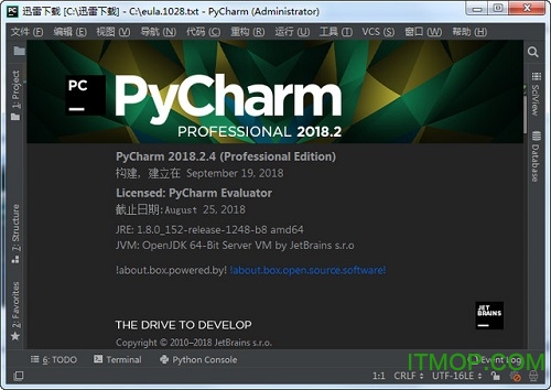 PyCharm2018汉化包