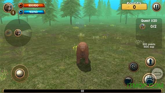 野熊模拟3D(Wild Bear Simulator 3D)v1.0 安卓版