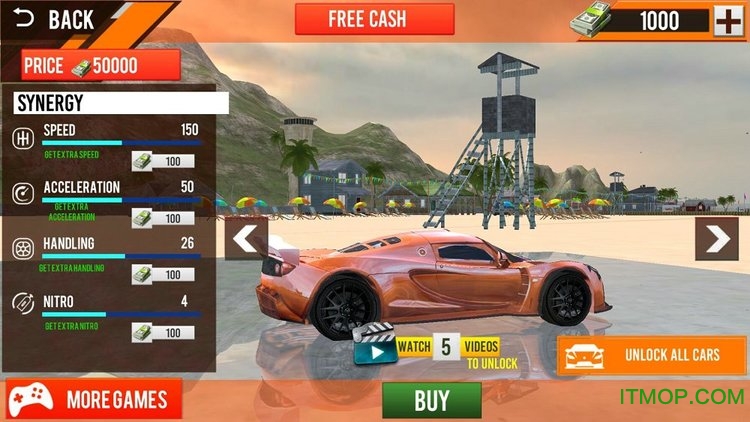 沙滩赛车3D中文版(Beach Car Racing 3D)v1.3 安卓最新版