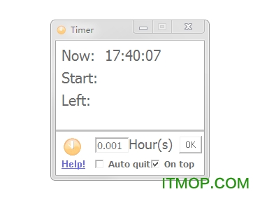 Timer倒计时工具v1.0.1 英文绿色版