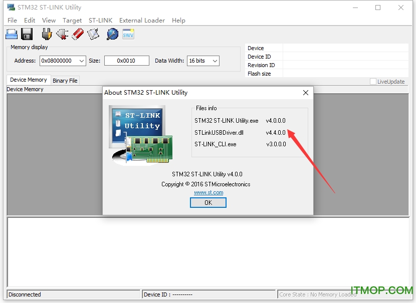 stm32 st-link utility软件