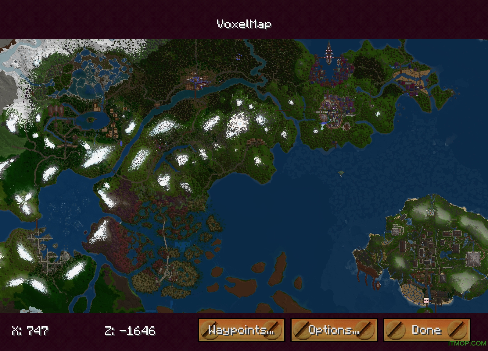 我的世界VoxelMap小地图mod大全完整版