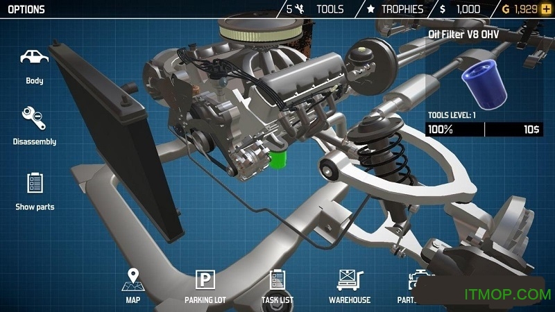 汽车修理工模拟器18无限金币版v1.2.2 安卓版