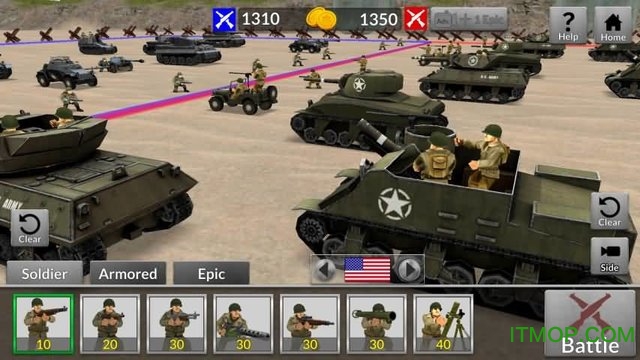 二战战斗模拟器无限蓝钻版(ww2 Battle Simulator)v1.6.1 安卓内购版