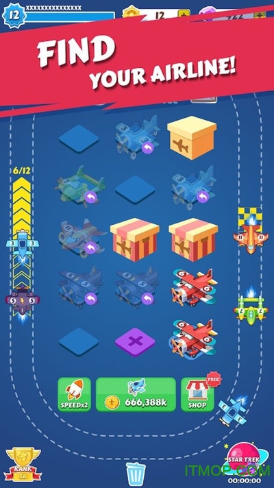 合并飞机破解版无广告(Merge Plane)v1.5.7 安卓无限钻石金币版