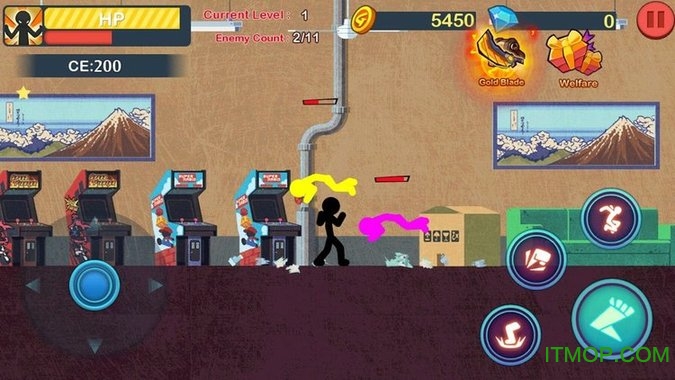 火柴人战斗混乱之城(Stick Fight：Sin City)v2.0.25 安卓版