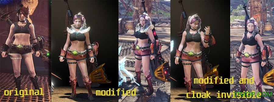 怪物猎人世界体型mod