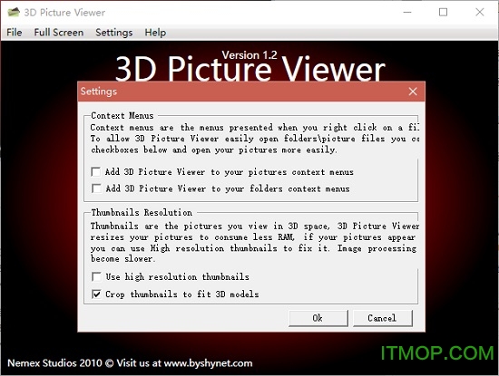 3D Picture Viewer(3D图片浏览器)v1.2 英文绿色免费版