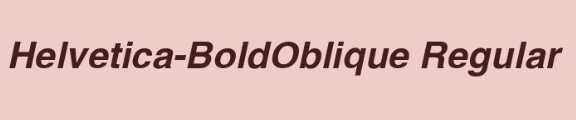 Helvetica Bold Obliquev1.3 免费版