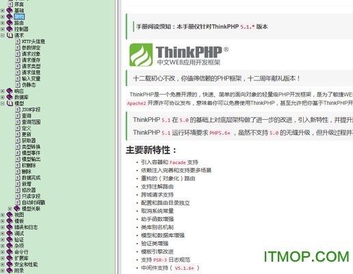 ThinkPHP5.1手册
