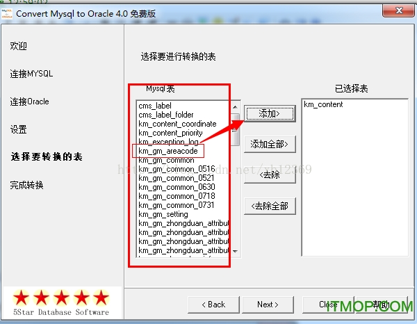 Convert Oracle to Mysql