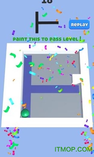 滚球迷宫经典版(Roller Paint)v1.0.17 安卓版