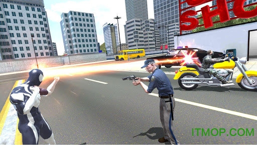 蜘蛛侠绳索英雄无限金币版(Amazing Strange Rope Police)v1.1 安卓版