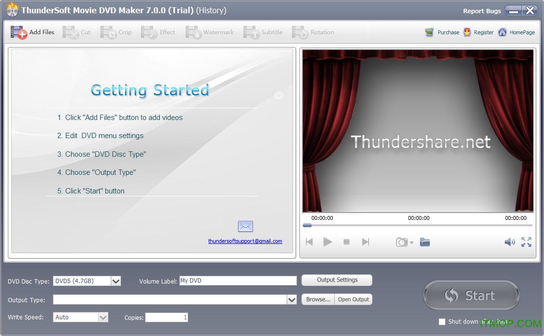 ThunderSoft Movie DVD Makerv7.0.0 破解版