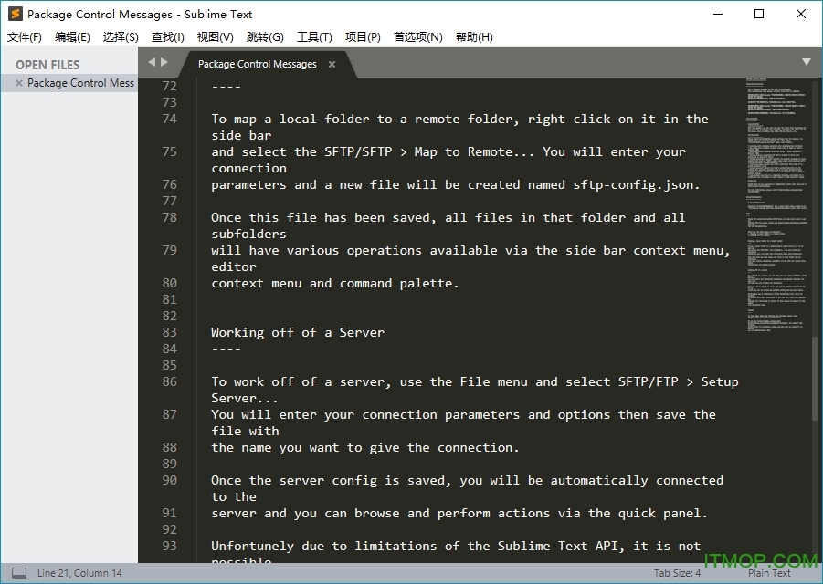 崇高的文本(Sublime Text)v4.0 Build 4126 免激活绿色版