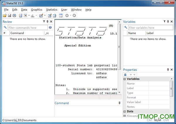 Stata 15(统计学软件)中文免费版(含序列号)