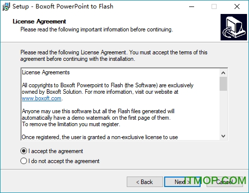Boxoft PowerPoint to Flash(ppt转flash工具)v1.0 官方免费版