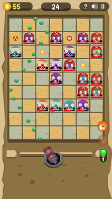 物理弹球游戏僵尸版
