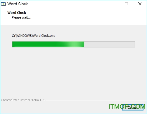 word clock电脑屏保v1.0 免费版