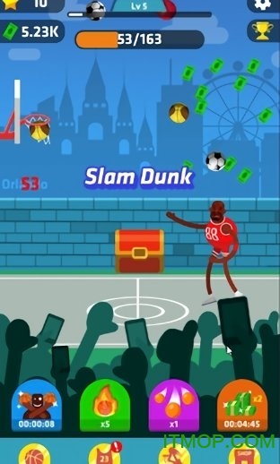 闲置扣篮的主人无限金钱星星版(Idle Dunk Masters)v1.2.4 安卓内购破解版