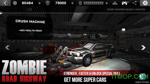 僵尸高速公路完美版(Zombie Road Highway)v1.0.6 安卓版
